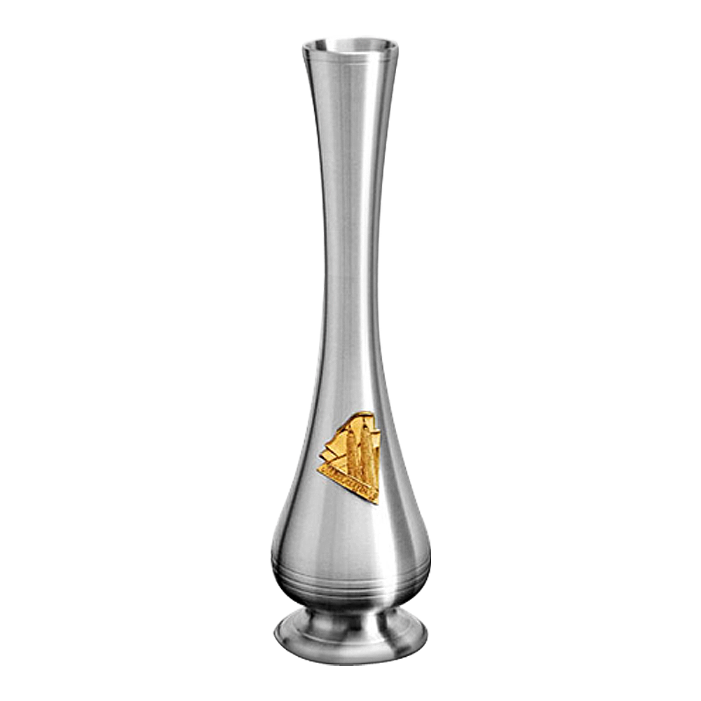 Bud Vase with GP Crest
