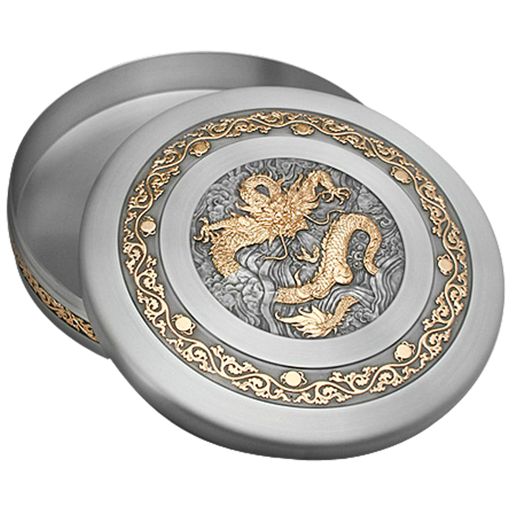Pu-erh Tea Cake Container - Dragon (GP)