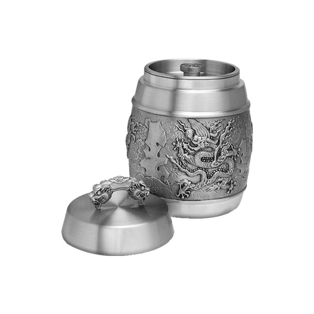 Tea Caddy - The Double Dragon
