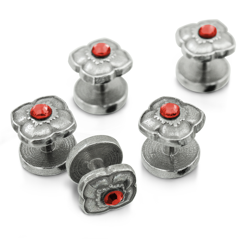 Buttons - Kelopak Jambu Air (Red)