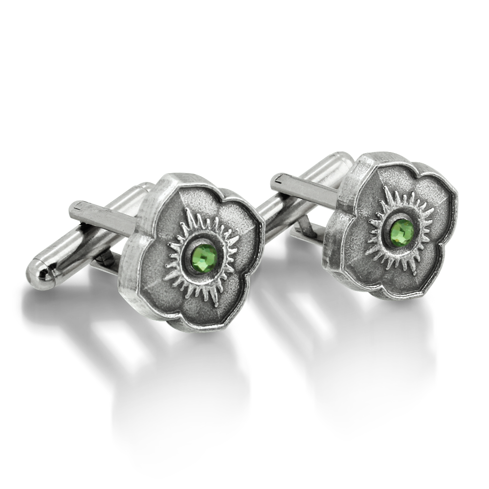 Cufflinks - Kelopak Jambu Air (Green)