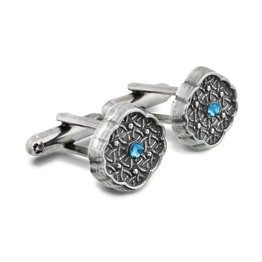 Cufflinks - Dayira (Blue)