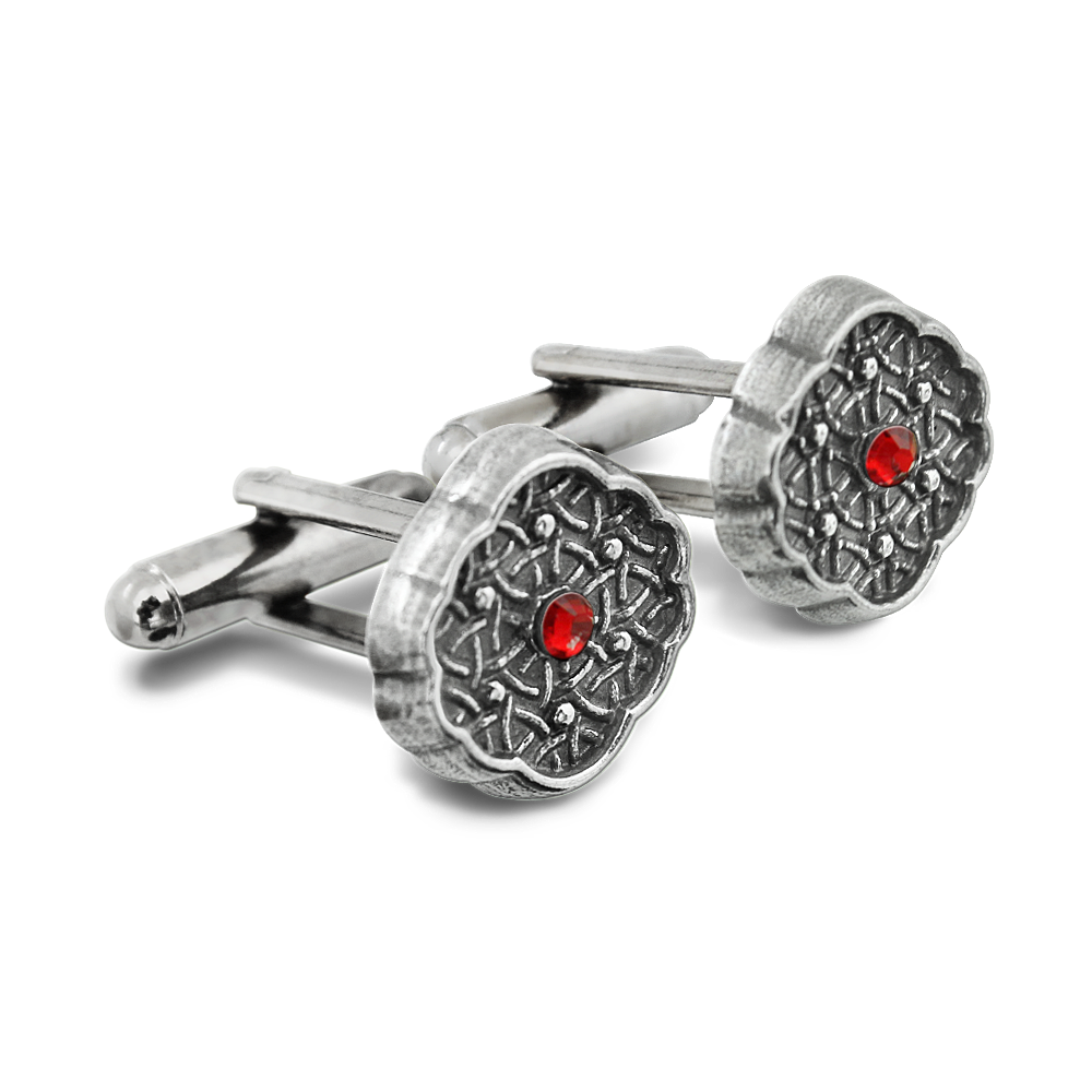 Cufflinks - Dayira (Red)