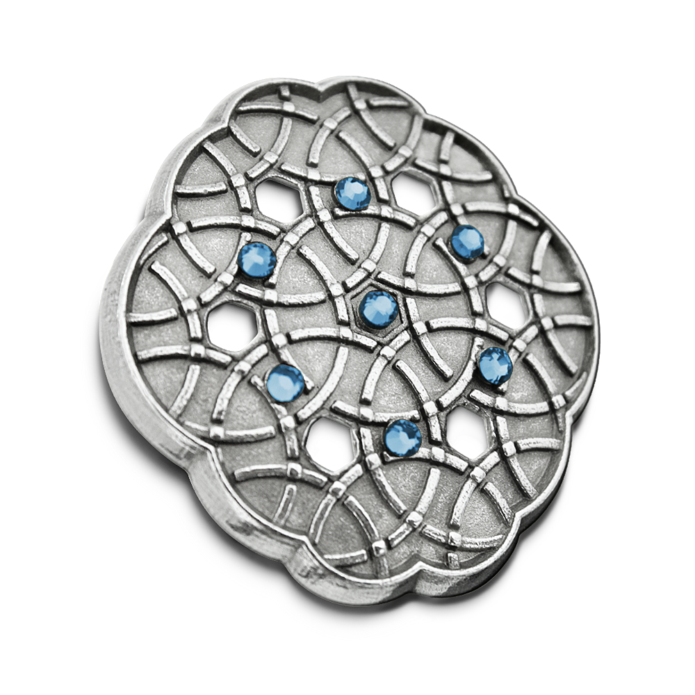 Brooch - Dayira (Blue)