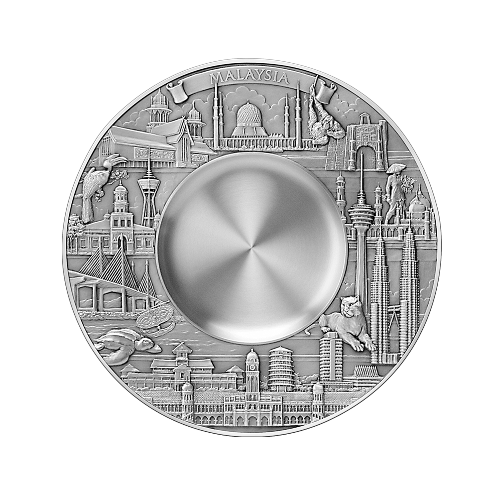Plate (M) - Malaysian Landmarks