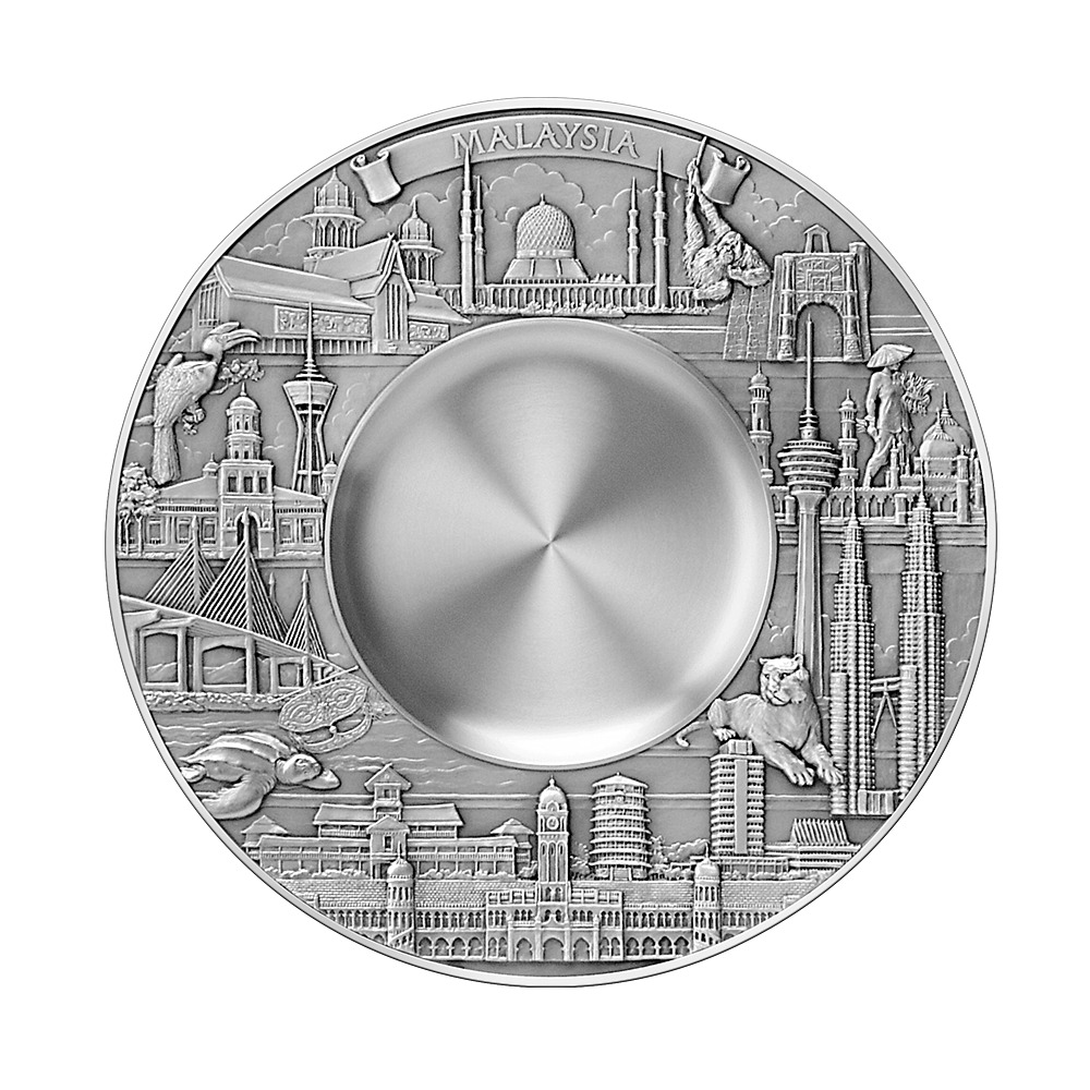 Plate (L) - Malaysian Landmarks