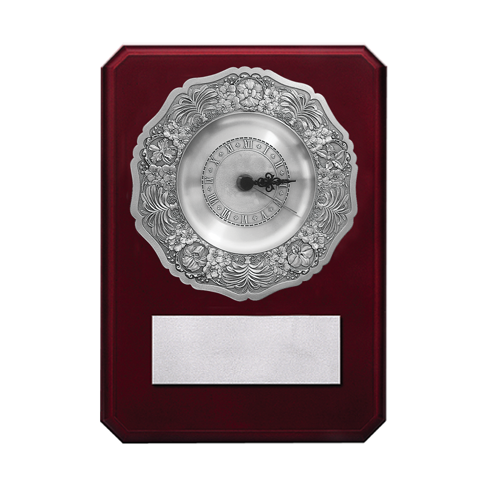 Plaque (Clock) - Orchid (M)