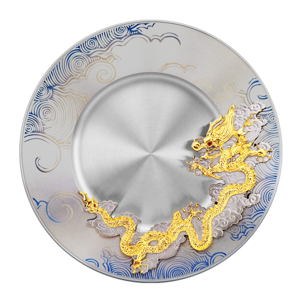 Plate - Zodiac Dragon Azure (GP)