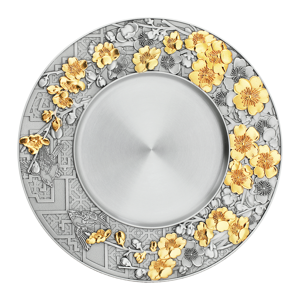 Plate - Plum Blossom Winter (GP)