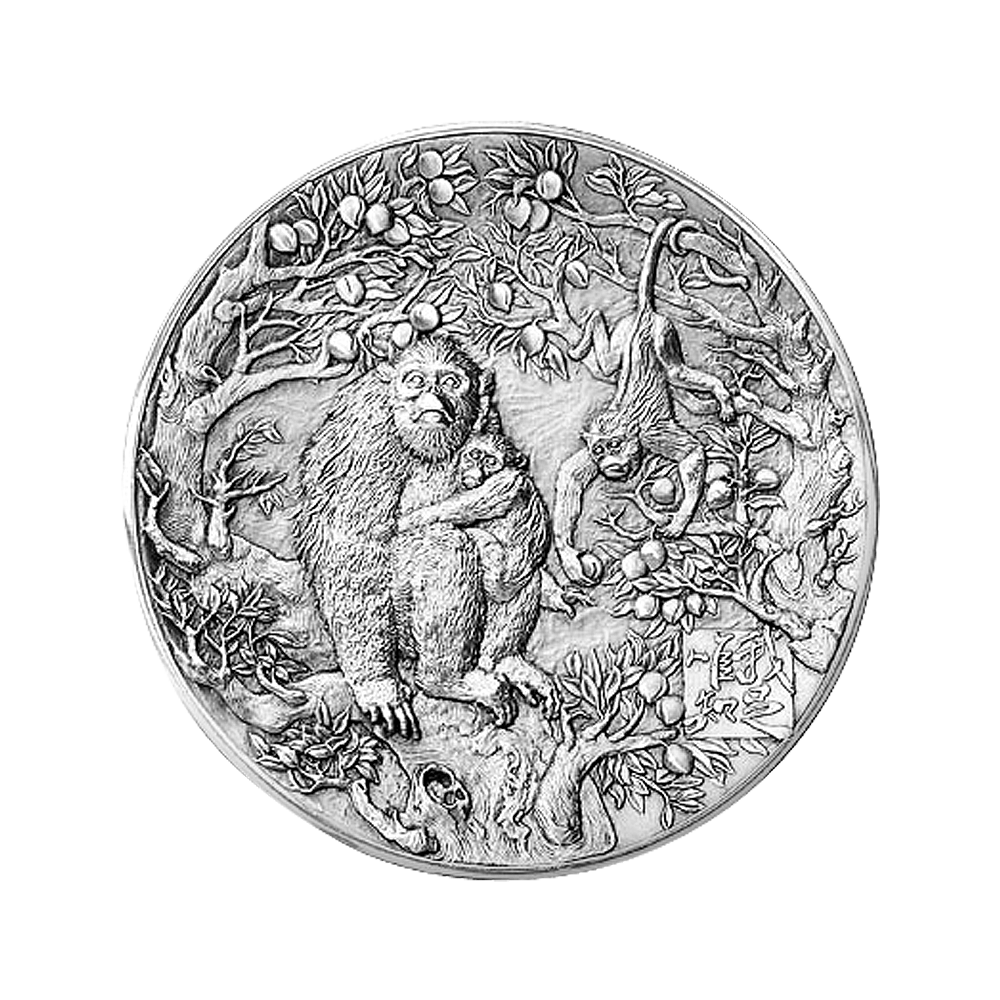 Zodiac Plate (L) - Monkey